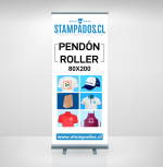 Pendón tipo Roller 80x200 cm