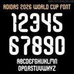 Tipografia Adidas 2026 para Estampado de Camisetas - Imagen 2