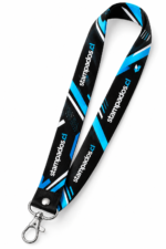 50 Lanyards Sublimado de 2,5 cm con Broche Metálico